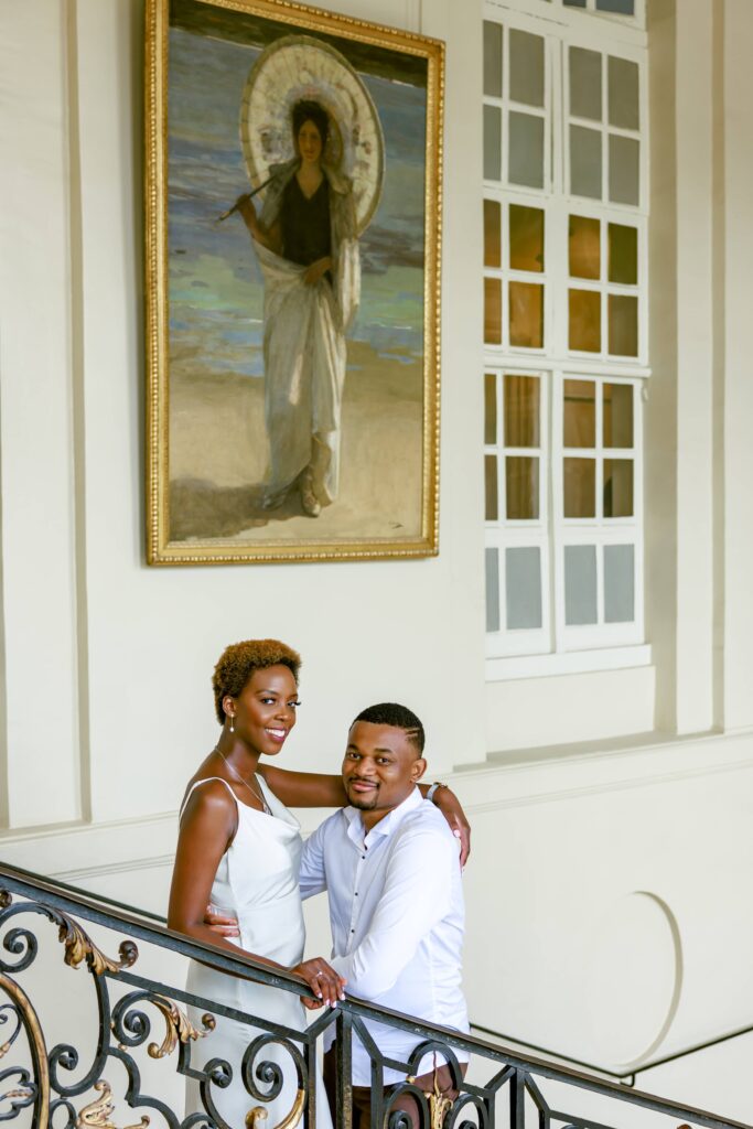 Shooting de couple au musée Rodin